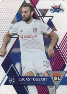 Lucas Tousart Olympique Lyonnais 2019/20 Topps Crystal Champions League Base card #81